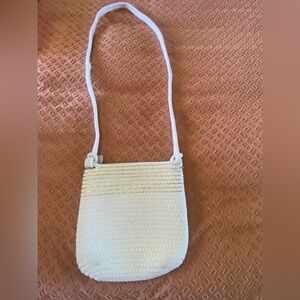 Chic Cream and Gold Crossbody Bag